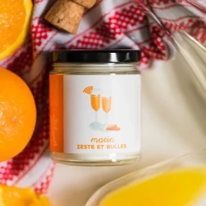 DANS LA PRAIRIE Bougie Matin Zeste et Bulles