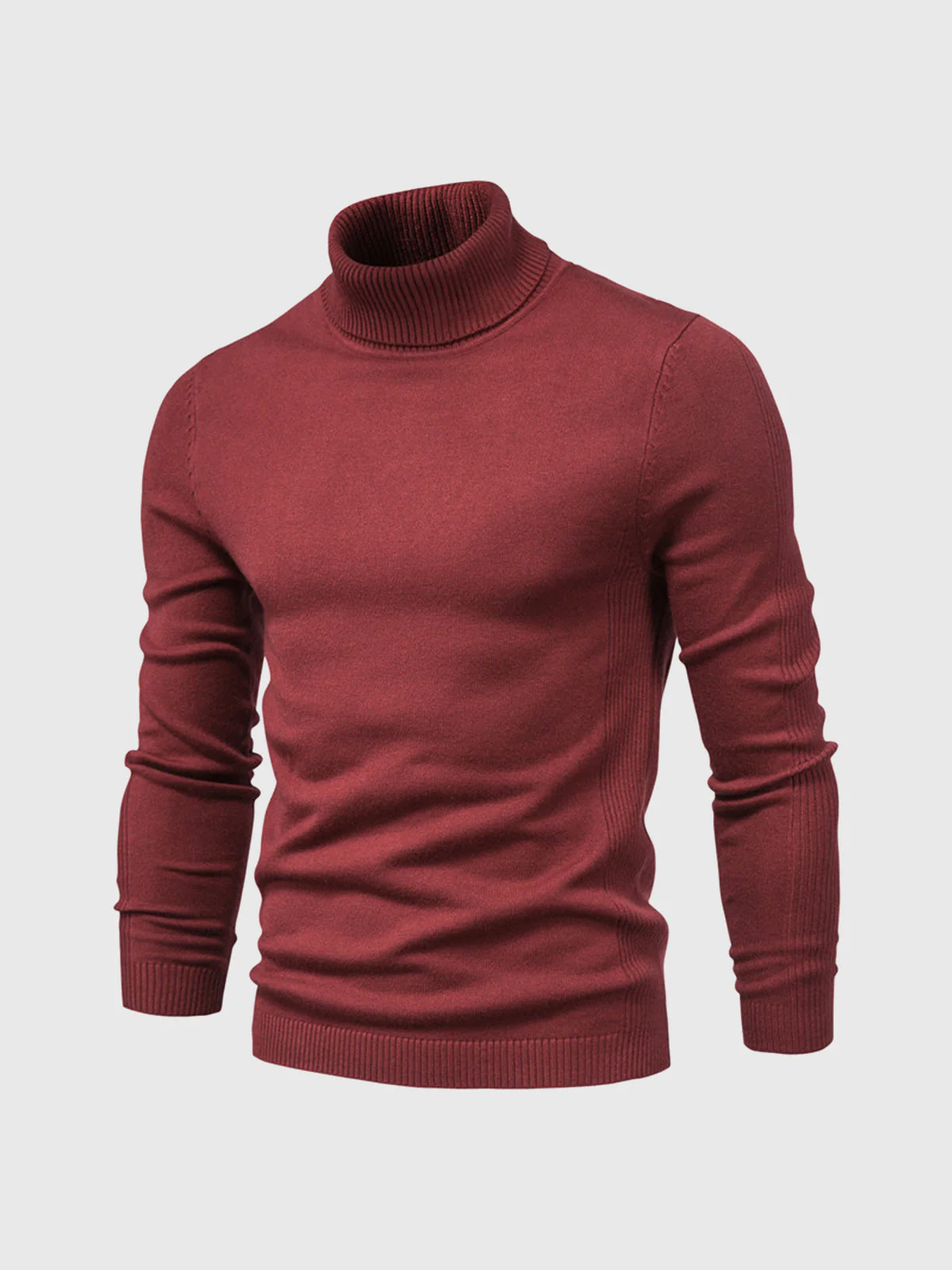 Pull homme à col roulé – Pull col roulé slim fit à coupe moderne – Image 8