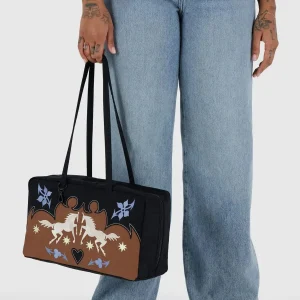 BAGGU Sac Bowler Moyen - Western Appliqué