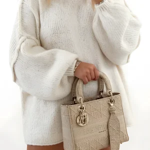 Pull Femme Oversize en Maille – Pull d’Hiver Décontracté et Confortable