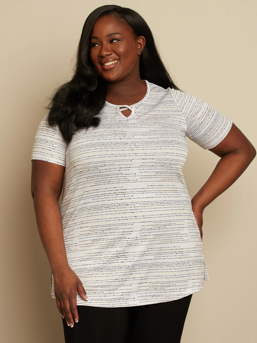 Tunique à manches courtes