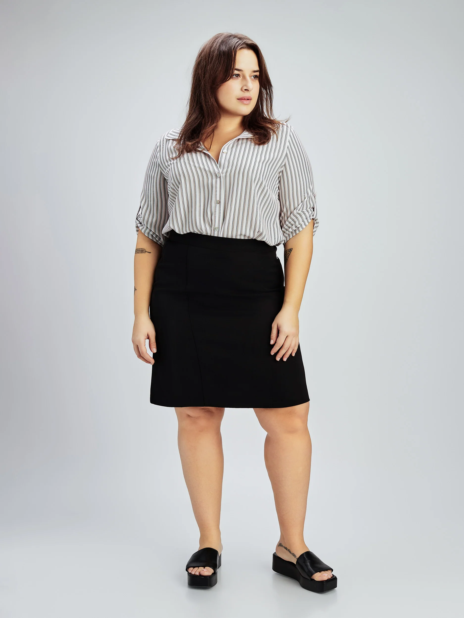 Blouse à manches 3/4 avec boutons – Image 6