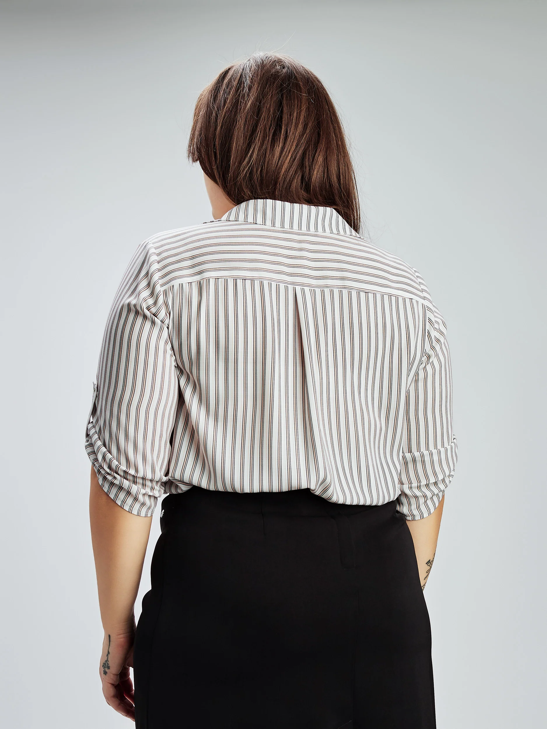 Blouse à manches 3/4 avec boutons – Image 8