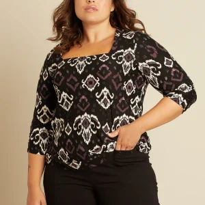 T-shirt à manches 3/4