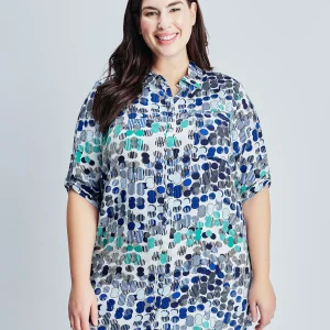 Tunique à manches 3/4 avec boutons