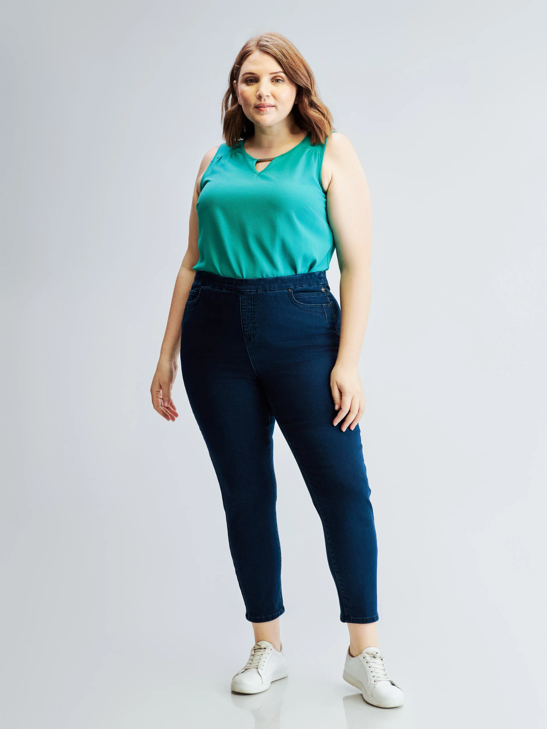 Jean skinny ajusté à enfiler – Image 6