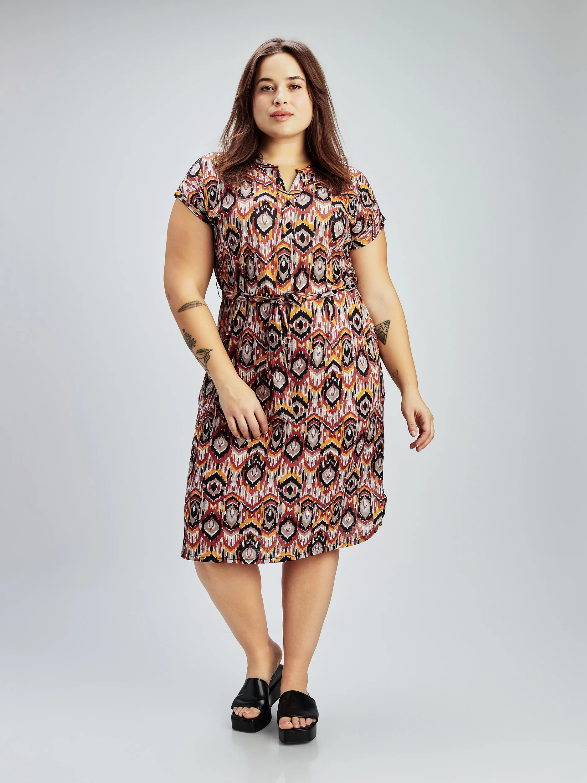 Robe midi en tricot – Image 2