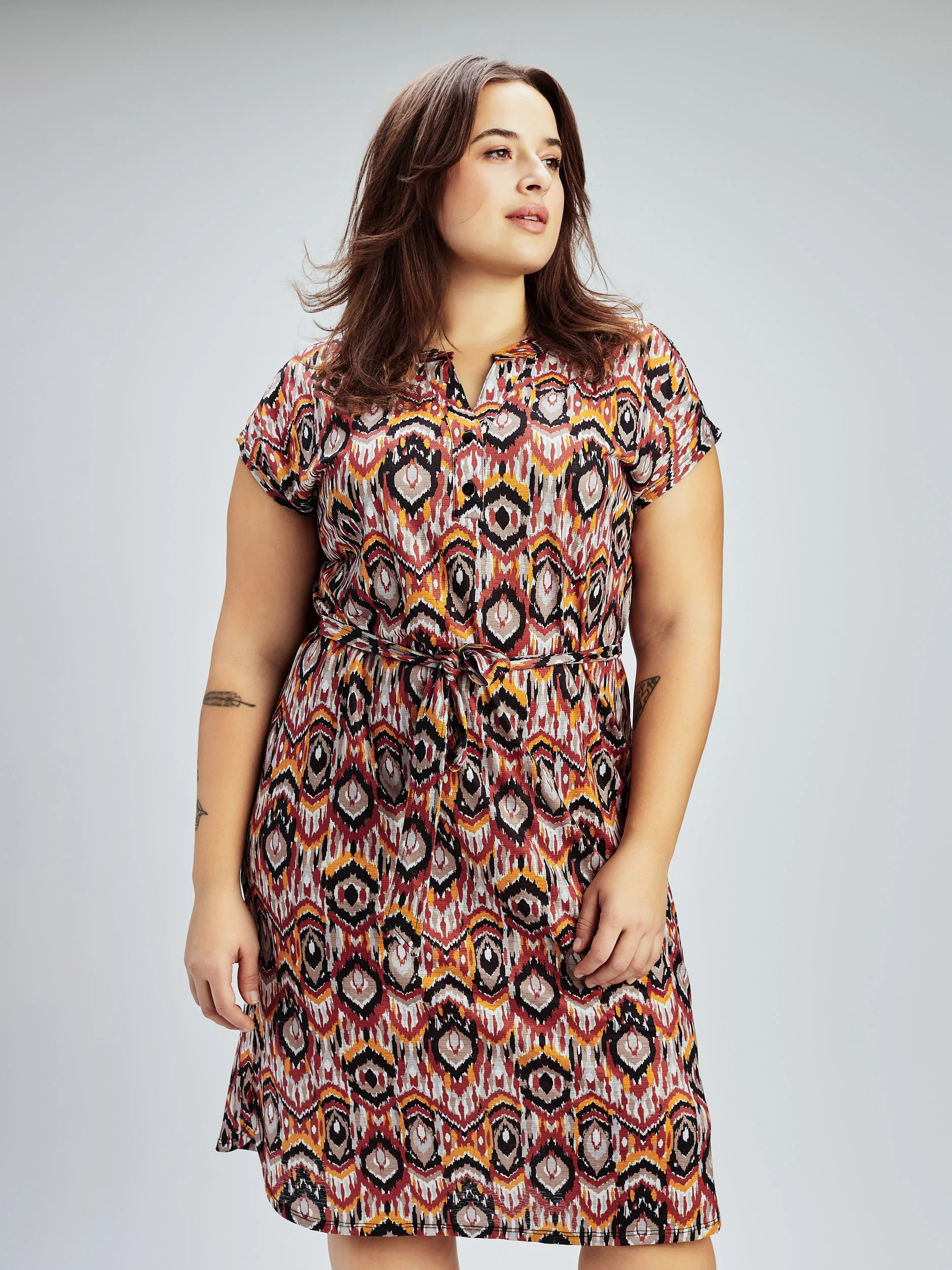 Robe midi en tricot – Image 3