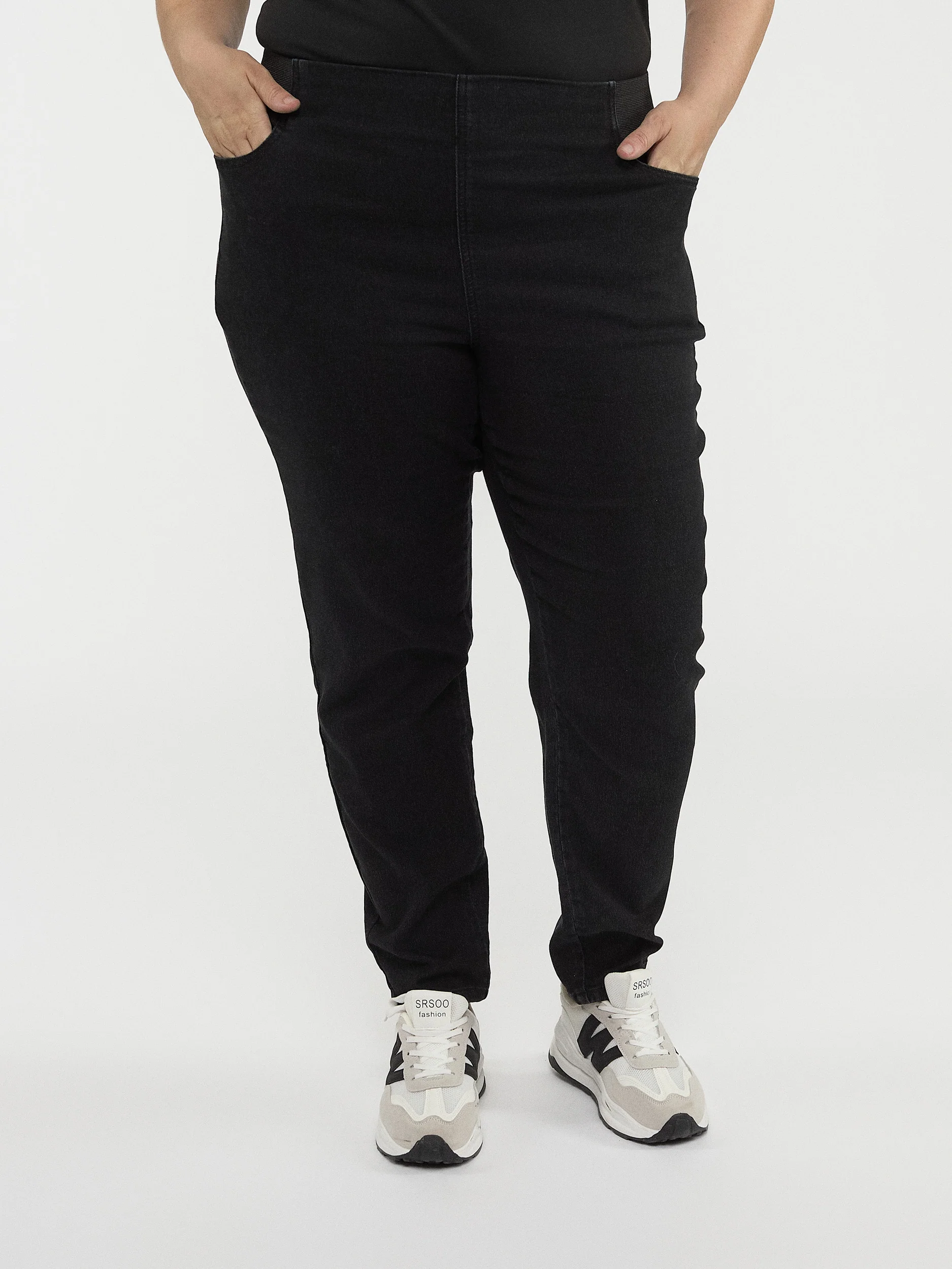 Jean skinny ajusté à enfiler – Image 7