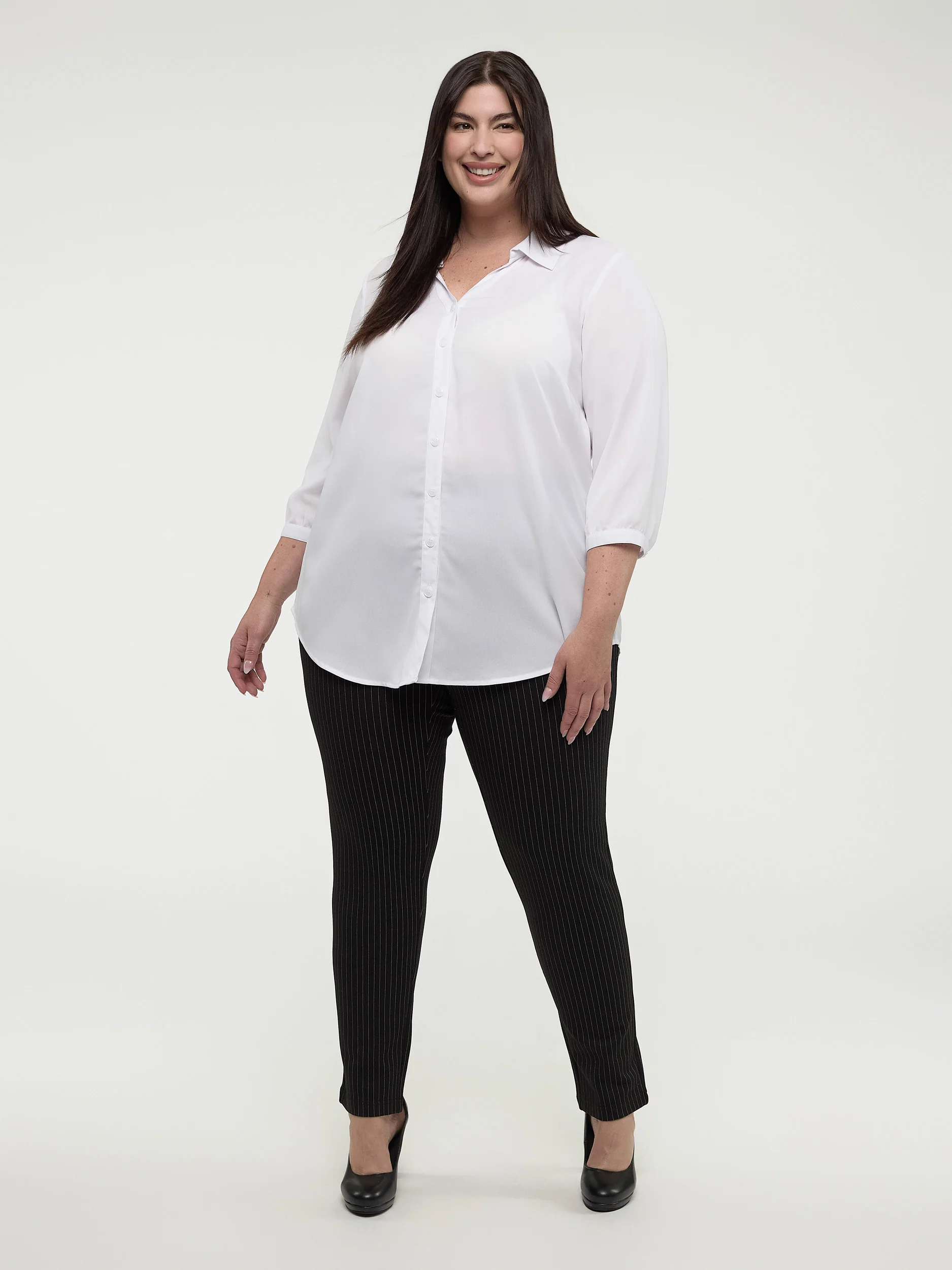 Blouse à manches 3/4 avec boutons – Image 6