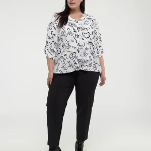 Blouse à manches longues avec boutons