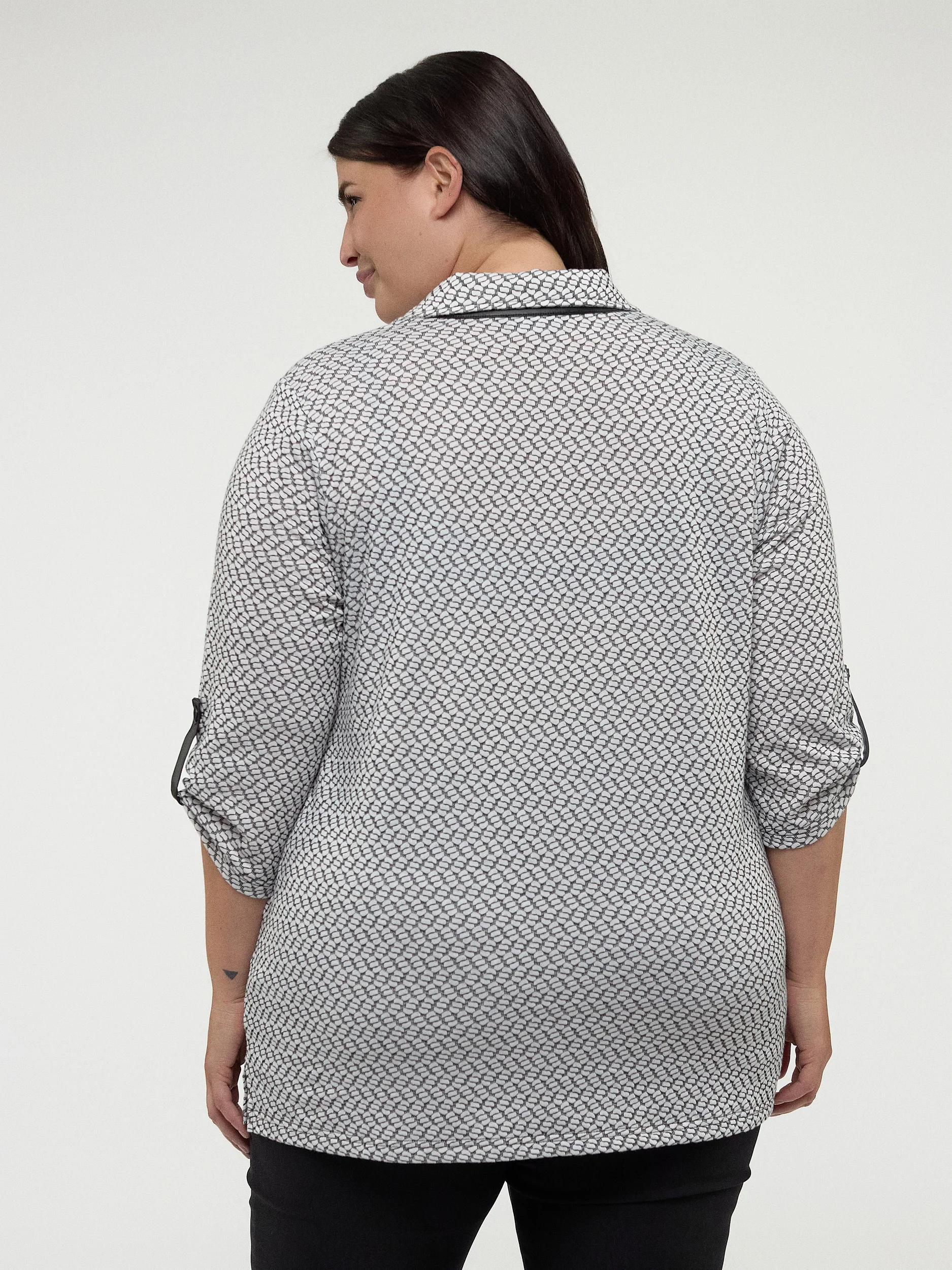 Blouse à manches 3/4 avec boutons – Image 5