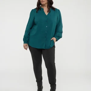 Blouse à manches longues avec boutons