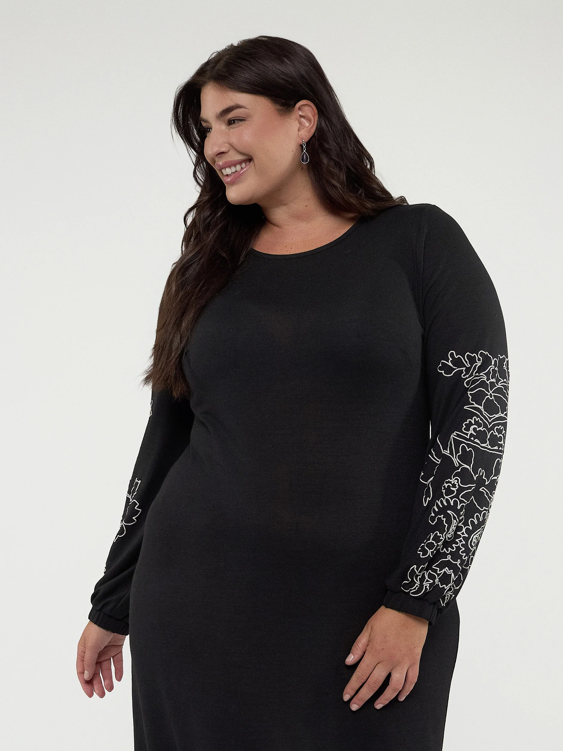 Robe midi en tricot – Image 3