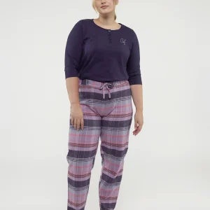 Pantalon de pyjama droit