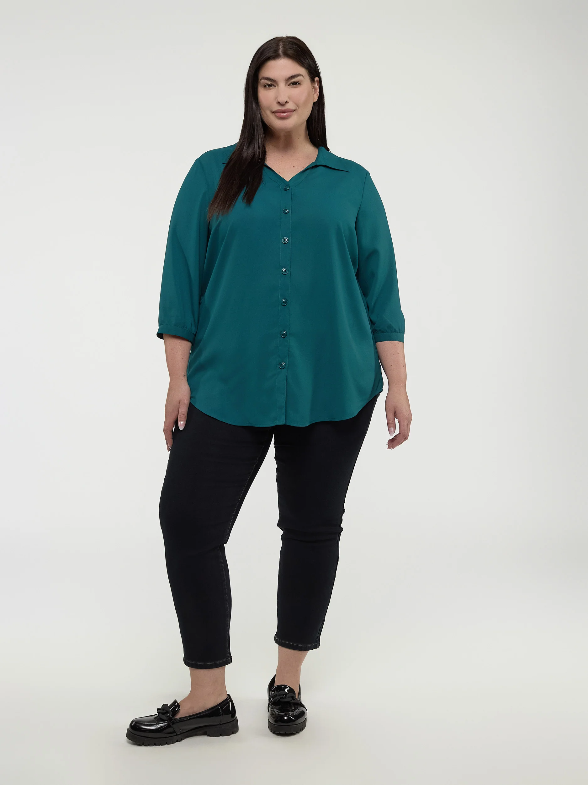 Jean étroit semi-ajusté à enfiler