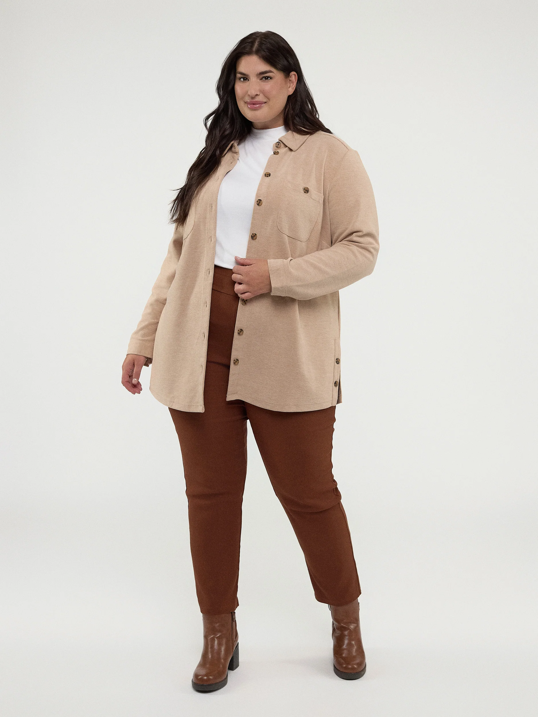 Tunique ample avec boutons