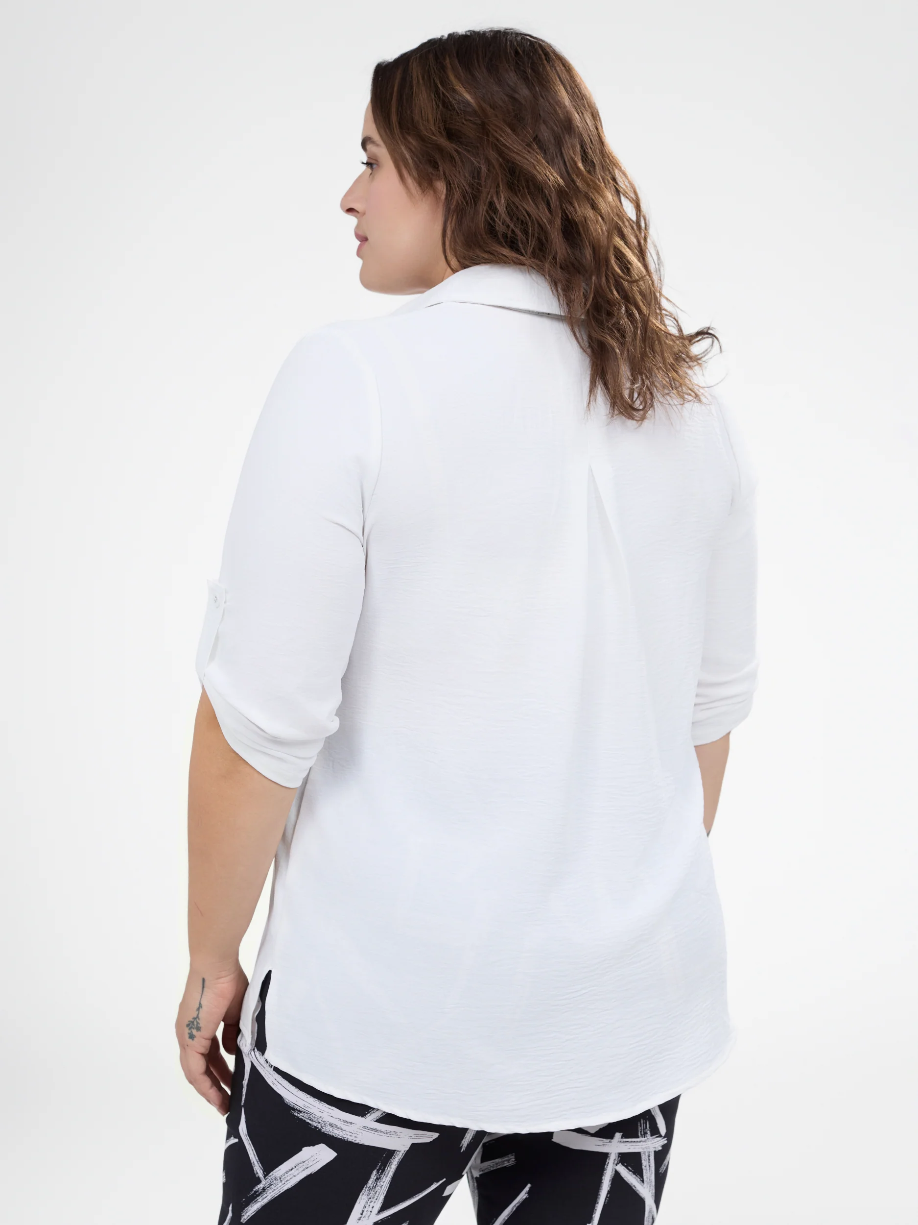 Blouse à manches 3/4 avec boutons – Image 8