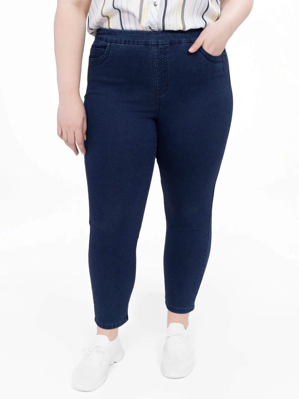 Jean skinny ajusté à enfiler – Image 6