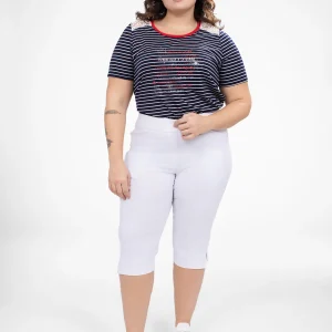 Capri droit ajusté à enfiler