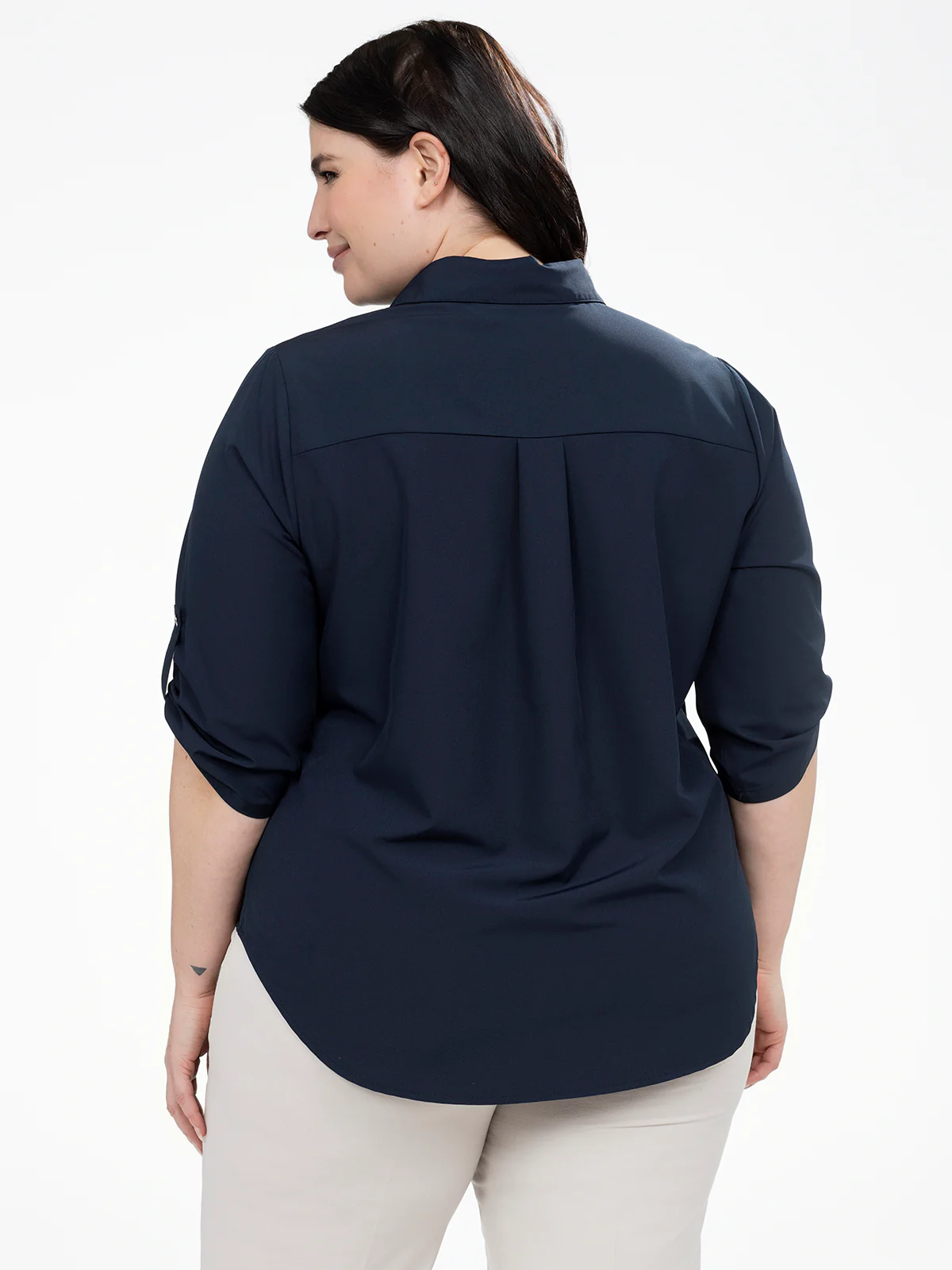 Blouse à manches 3/4 avec boutons – Image 7