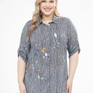 Tunique à manches 3/4 avec boutons