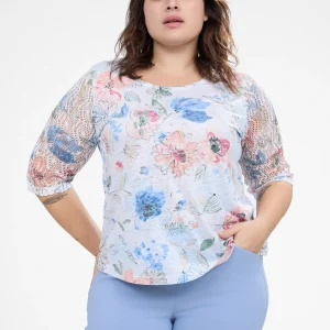 T-shirt à manches 3/4