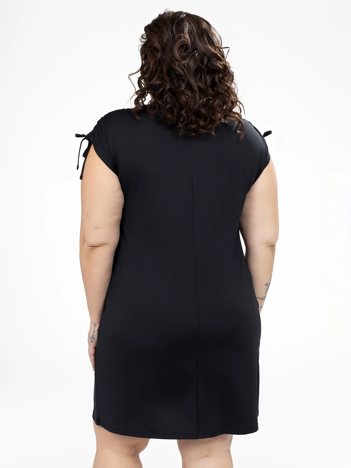 Robe midi évasée en tricot – Image 4