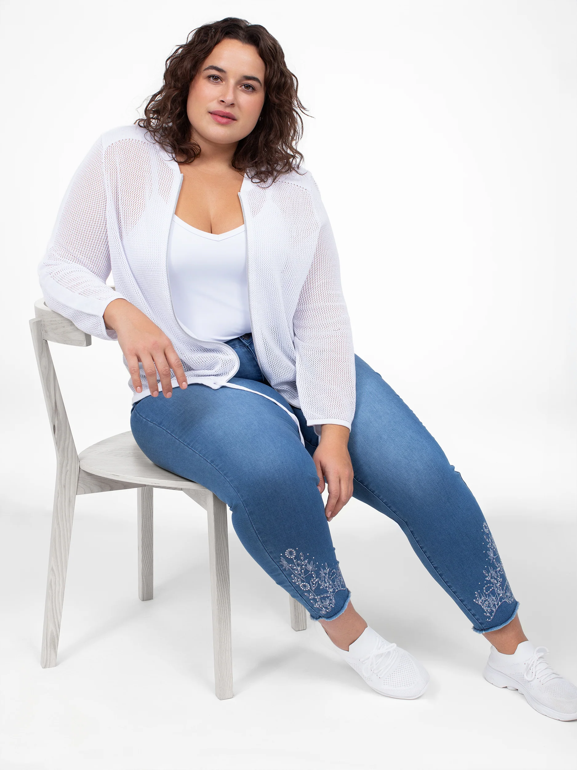 Cardigan ample à manches longues