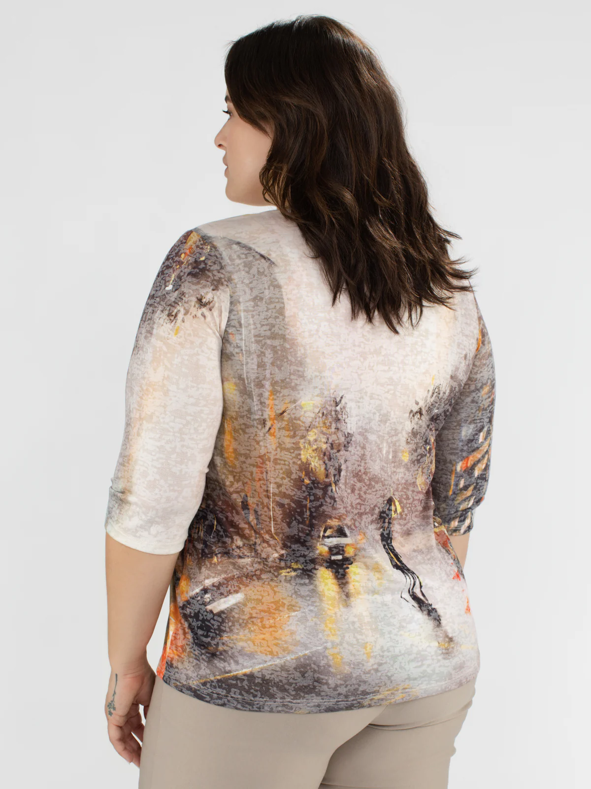 T-shirt à manches 3/4 – Image 4