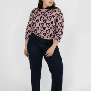 Jean large semi-ajusté