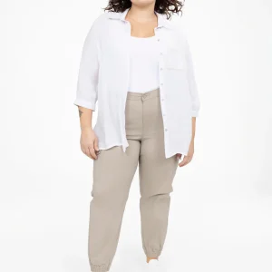 Blouse à manches longues avec boutons