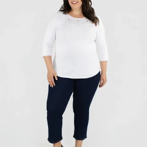 Jean droit semi-ajusté