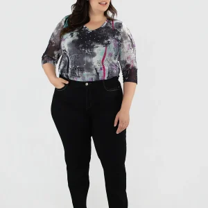 Jean droit semi-ajusté