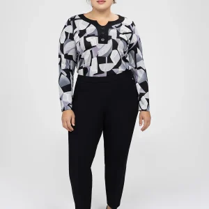 Pantalon habillé droit à enfiler - Petite