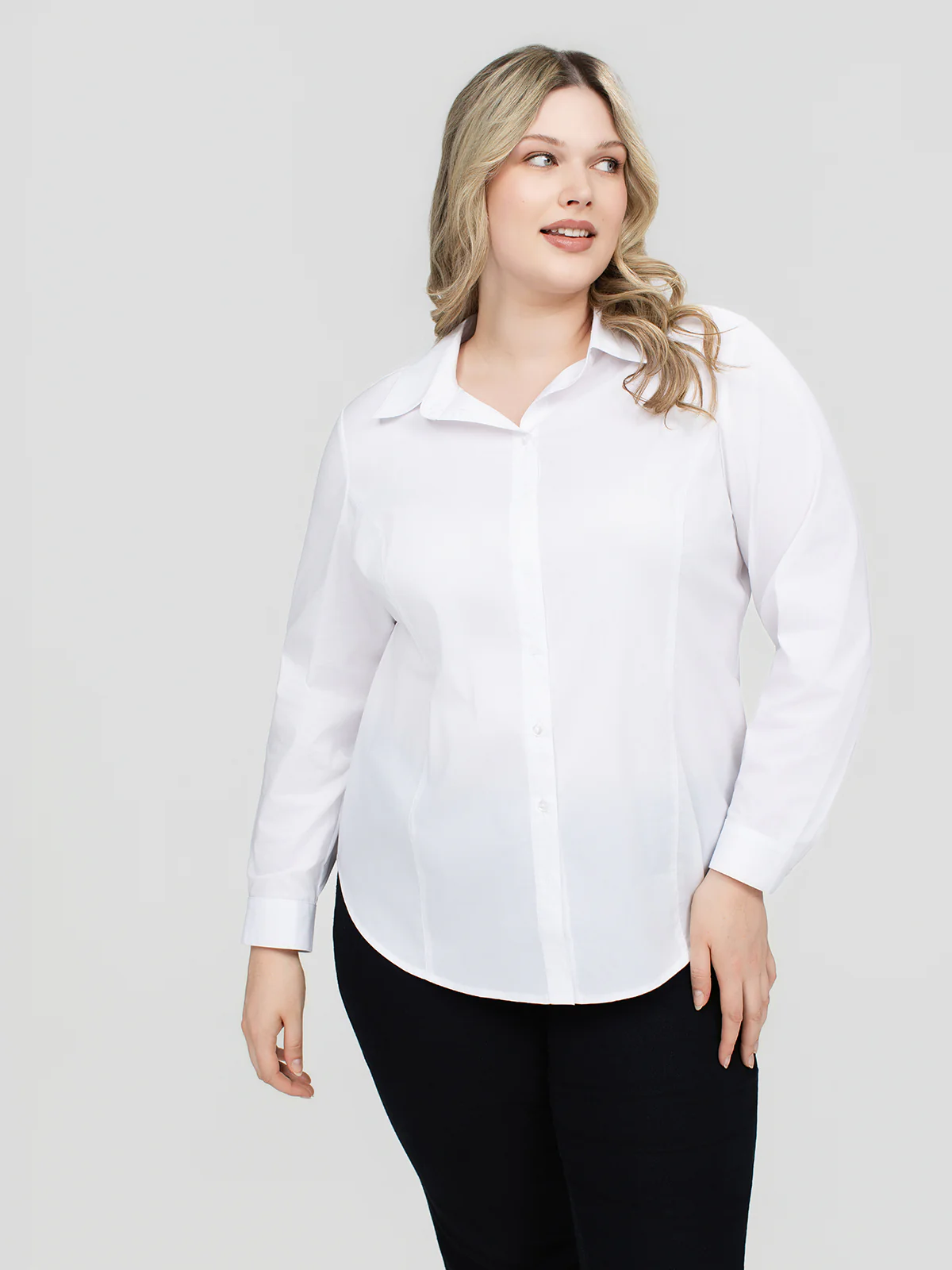 Blouse à manches longues avec boutons