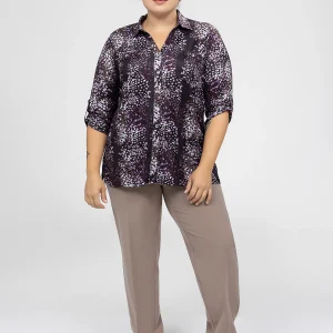 Blouse à manches 3/4 avec boutons