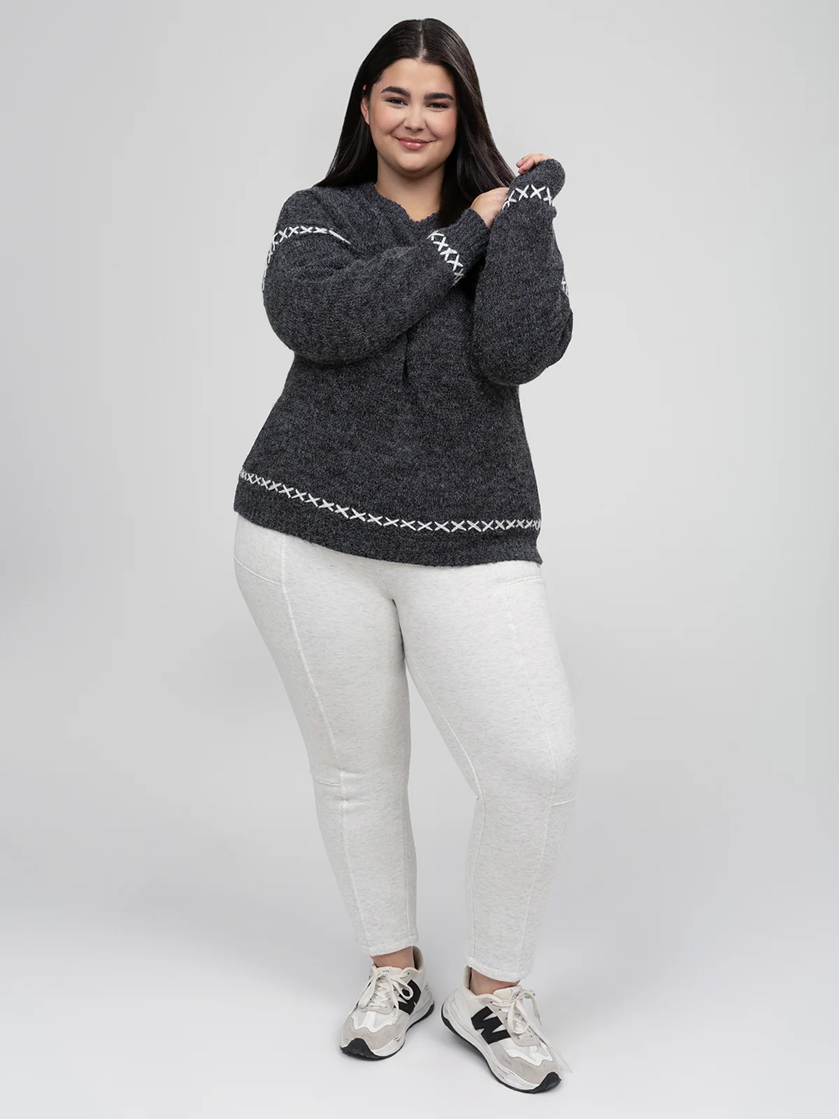 Chandail ample à manches longues – Image 3