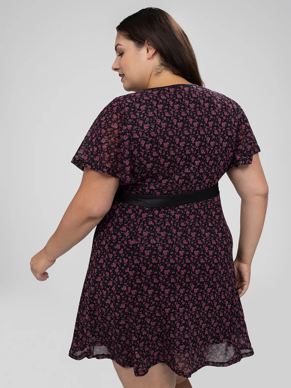 Robe midi évasée en tricot – Image 4