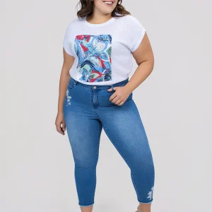 Jean skinny ajusté à la cheville