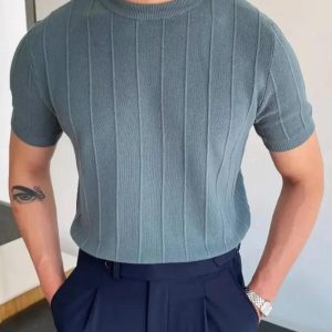 T-shirt côtelé Cannes