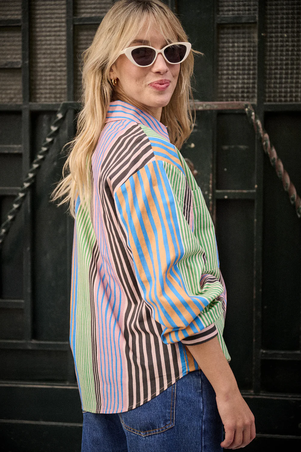 Chemise Calanque rayures colorées – Image 3