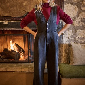 Combinaison Oceane en jean noir