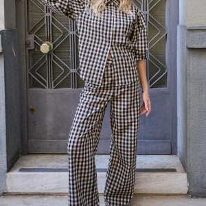 Ensemble Eliott vichy brodé