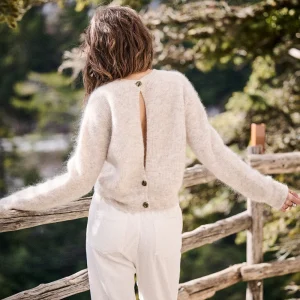 Pull en mohair Maxime beige
