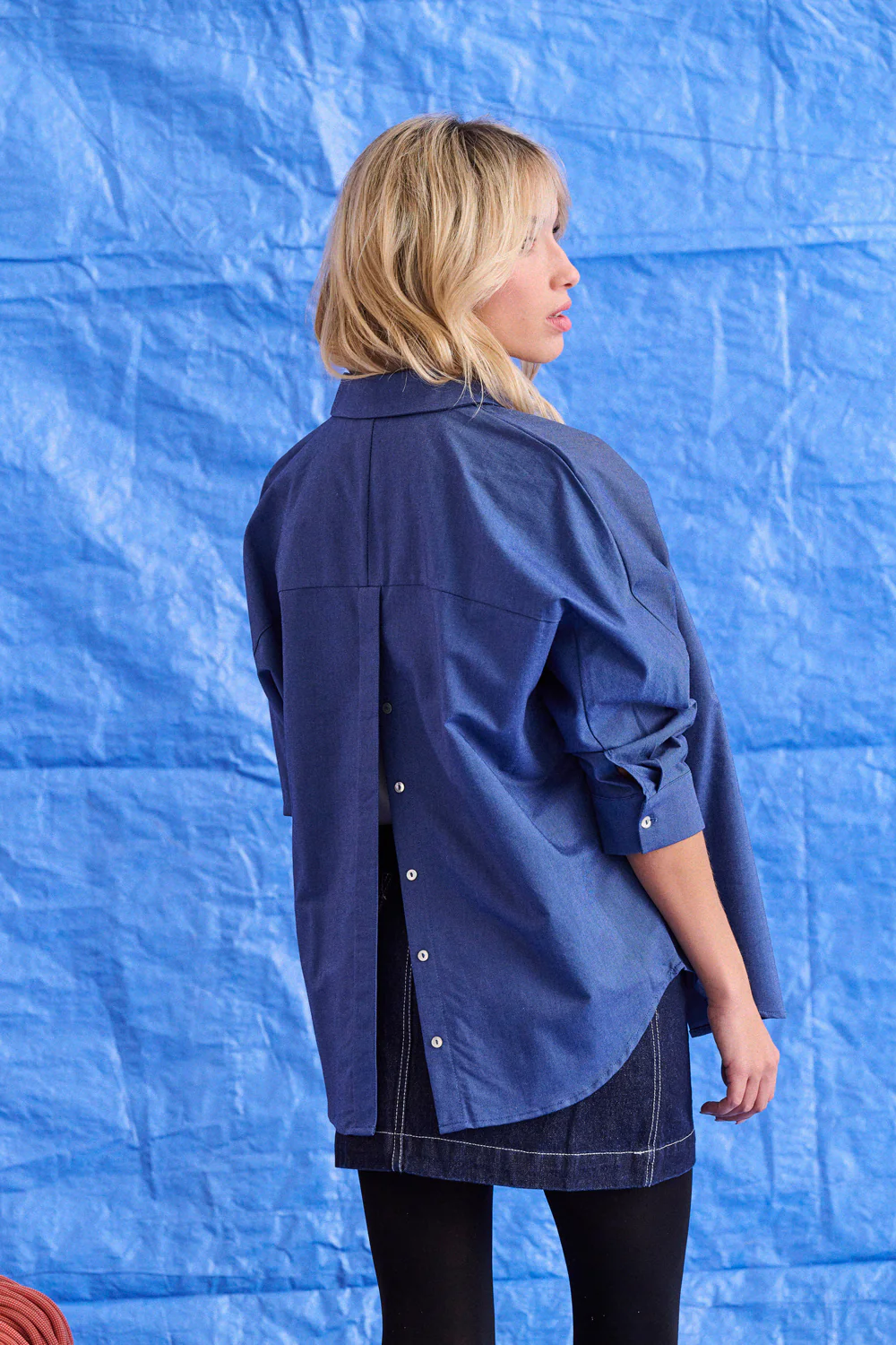 Chemise Cally blue jeans