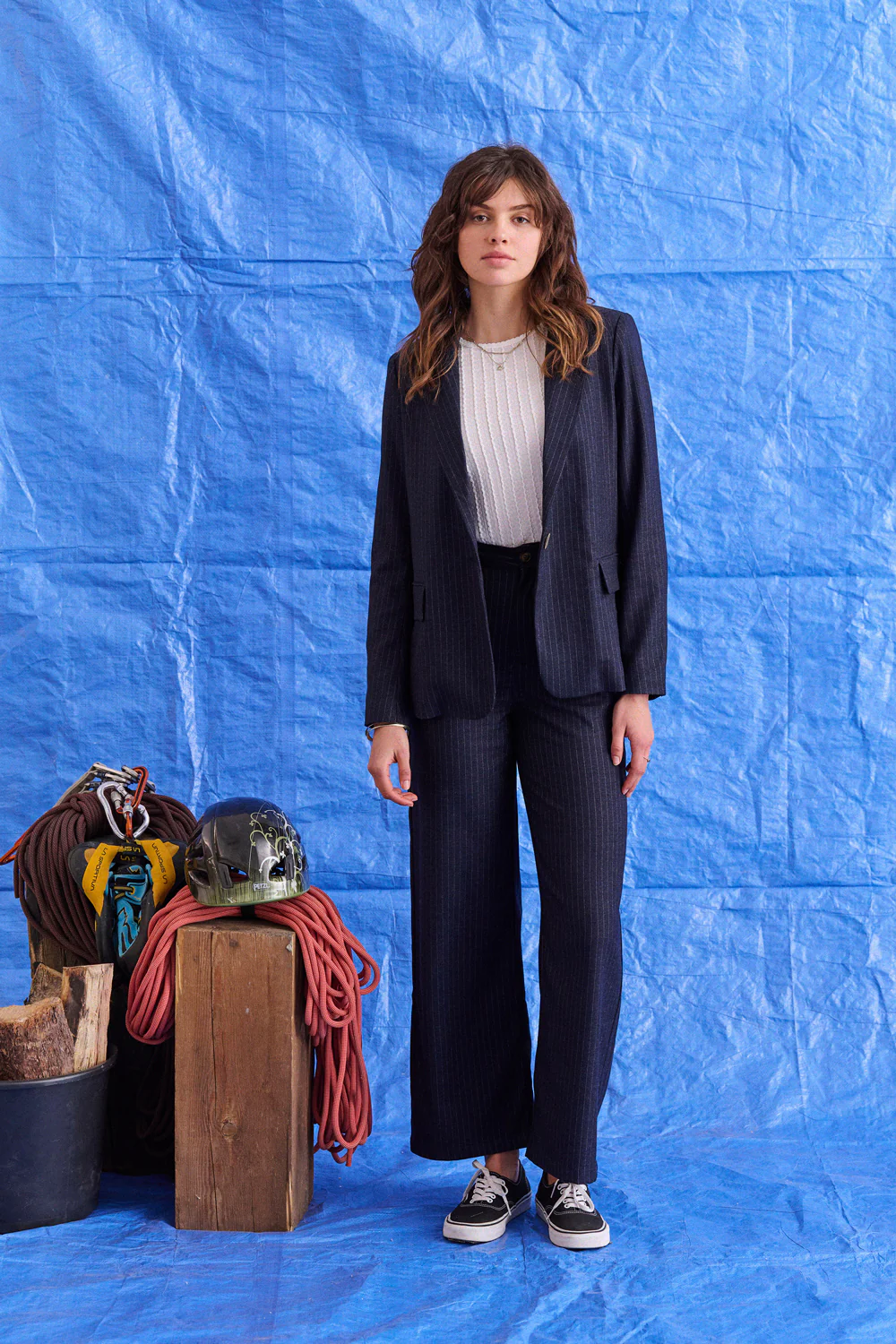 Ensemble de tailleur Erica rayures tennis – Image 2