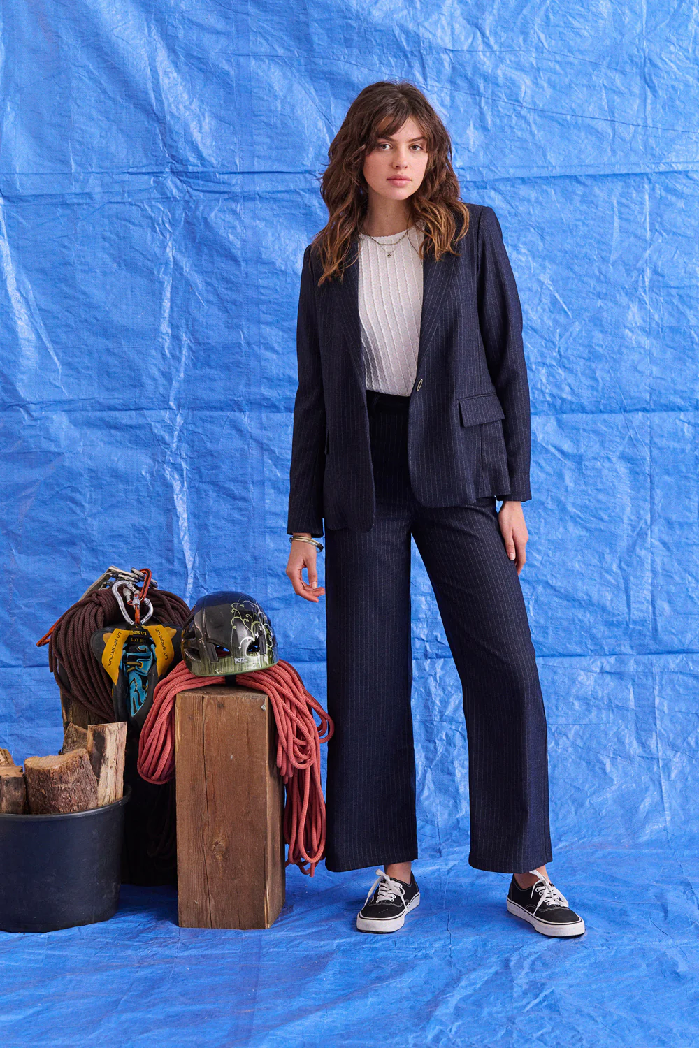 Ensemble de tailleur Erica rayures tennis – Image 7