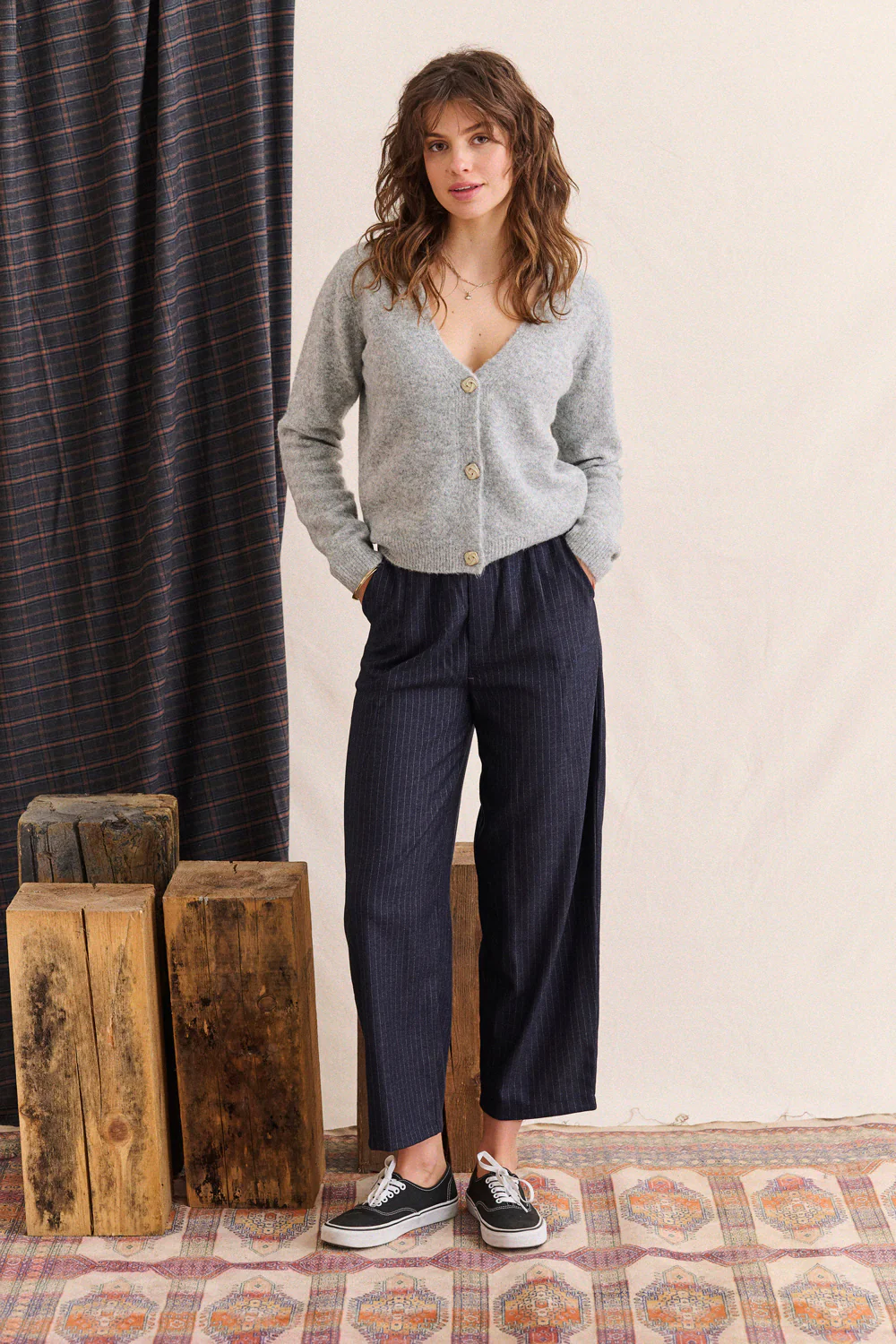 Ensemble de tailleur Erica rayures tennis – Image 3