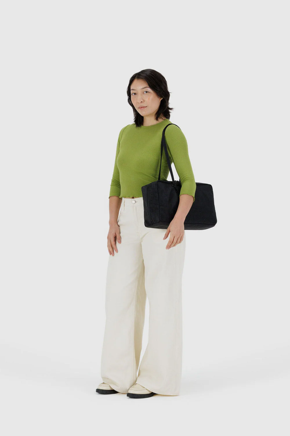 BAGGU Sac Bowler Moyen - Noir – Image 4